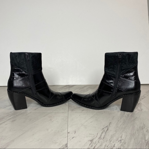 Jeffrey Campbell Caballeros Black Western Boot 6 - Picture 5 of 15